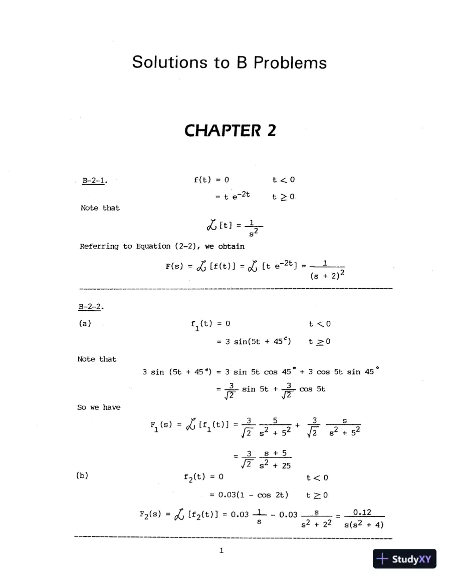 Solution Manual For System Dynamics, 4th Edition, page 3