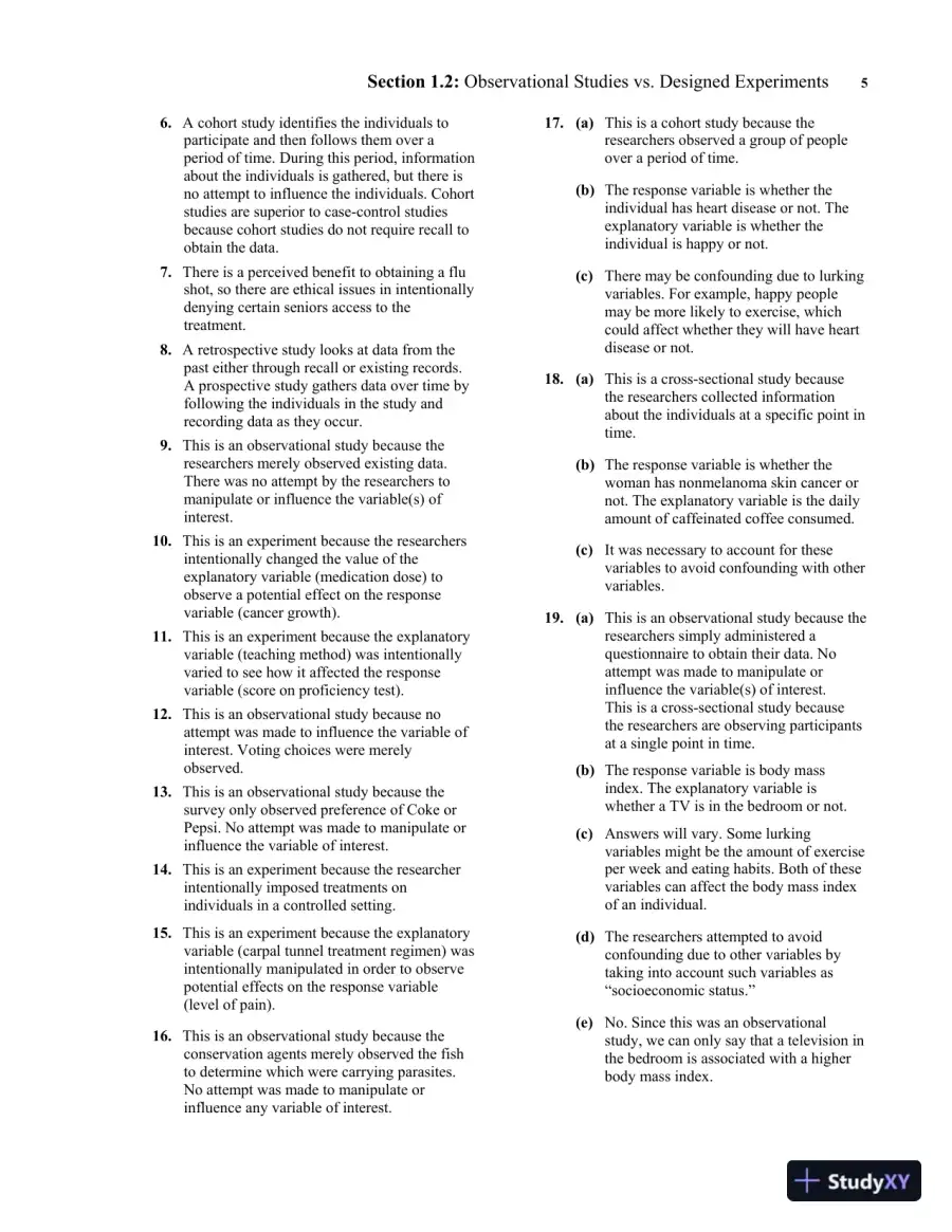 Solution Manual for Fundamentals of Statistics, 6th Edition, page 10