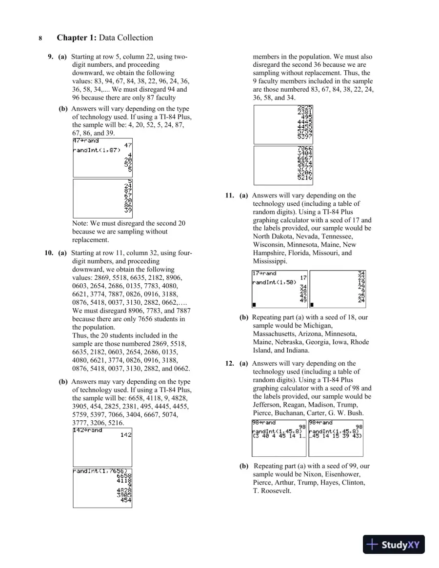 Solution Manual for Fundamentals of Statistics, 6th Edition, page 13