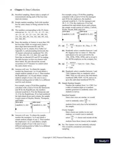Solution Manual for Fundamentals of Statistics, 6th Edition - Page 15 preview image