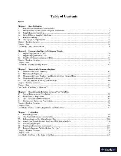Solution Manual for Fundamentals of Statistics, 6th Edition - Page 3 preview image