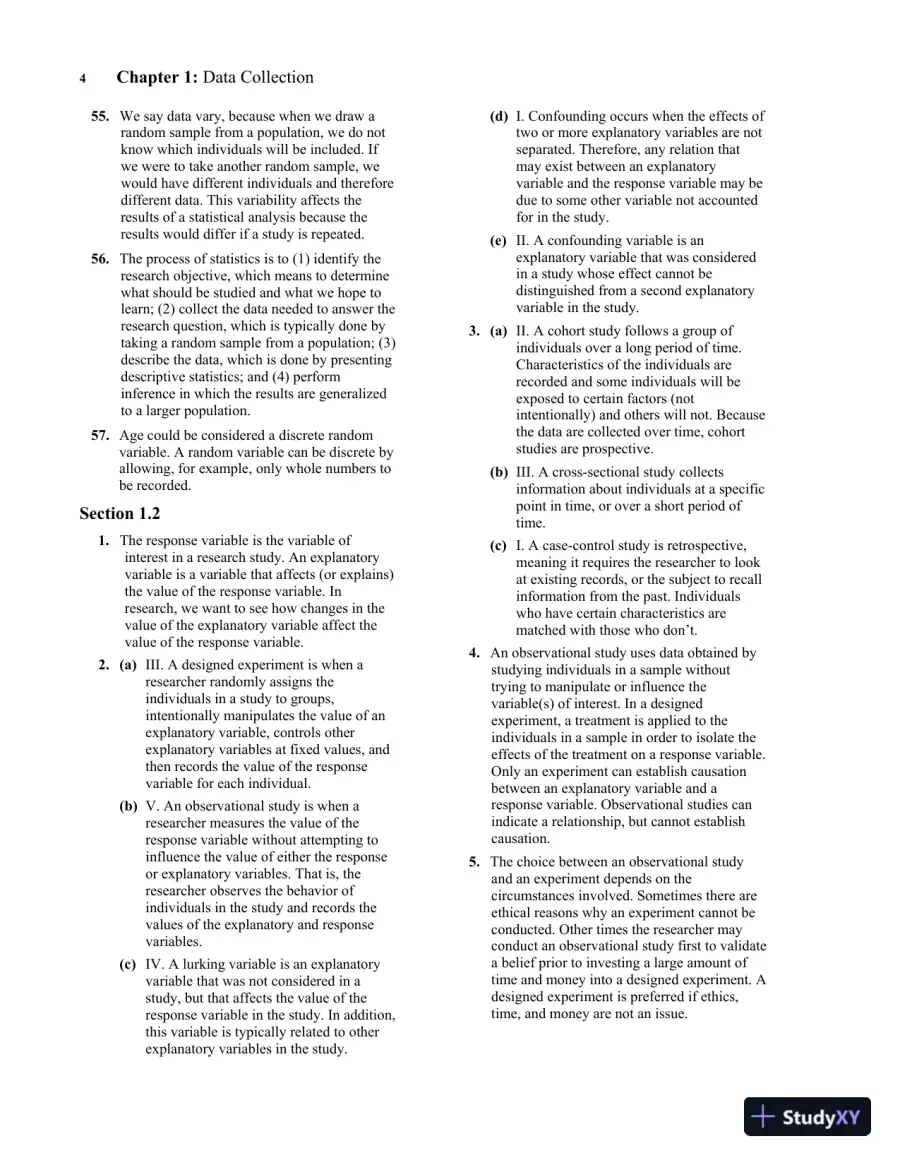 Solution Manual for Fundamentals of Statistics, 6th Edition, page 9
