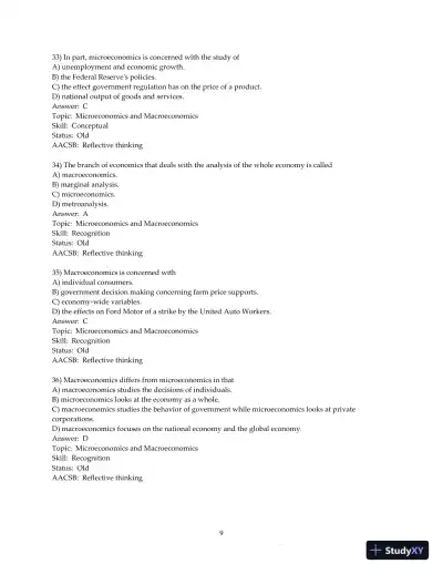 Test Bank For Economics, 13th Edition - Page 10 preview image