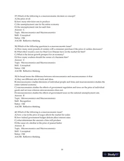 Test Bank For Economics, 13th Edition - Page 11 preview image