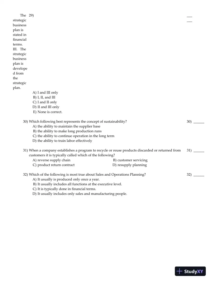 Introduction to Materials Management 8th Edition Test Bank, page 11