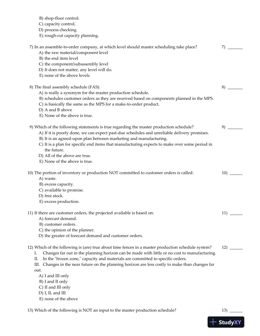 Introduction to Materials Management 8th Edition Test Bank, page 14