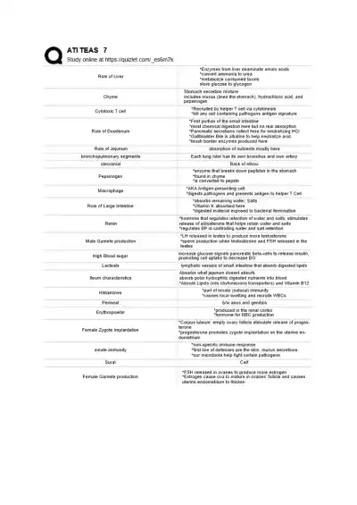 ATI TEAS 7 - Page 1 preview image