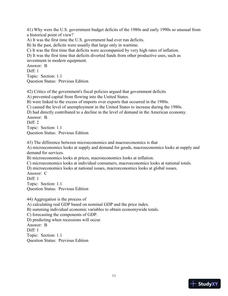 Test Bank for Macroeconomics, 10th Edition, page 12