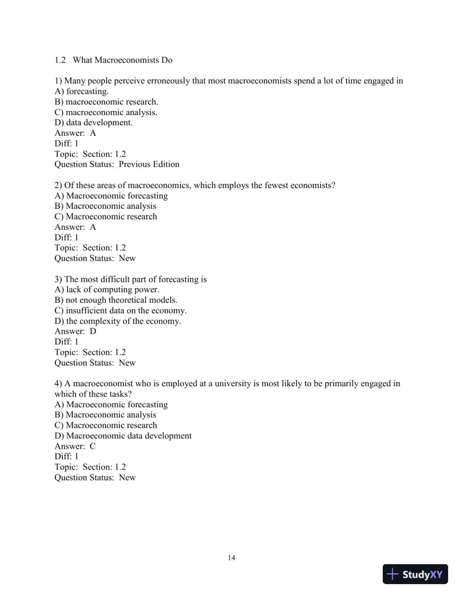 Test Bank for Macroeconomics, 10th Edition, page 15