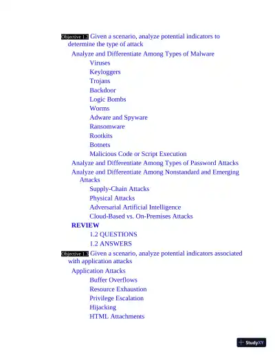 Mike Meyers CompTIA Security+ SY0-601 Exam Certification Passport, 6th Edition (2021) - Page 12 preview image