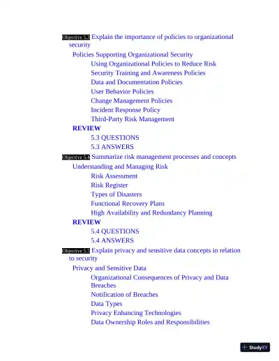 Mike Meyers CompTIA Security+ SY0-601 Exam Certification Passport, 6th Edition (2021) - Page 16 preview image