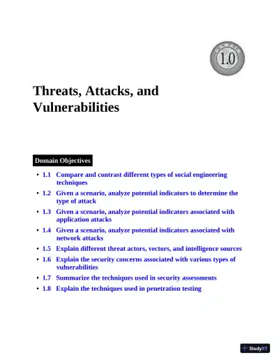 Mike Meyers CompTIA Security+ SY0-601 Exam Certification Passport, 6th Edition (2021) - Page 31 preview image