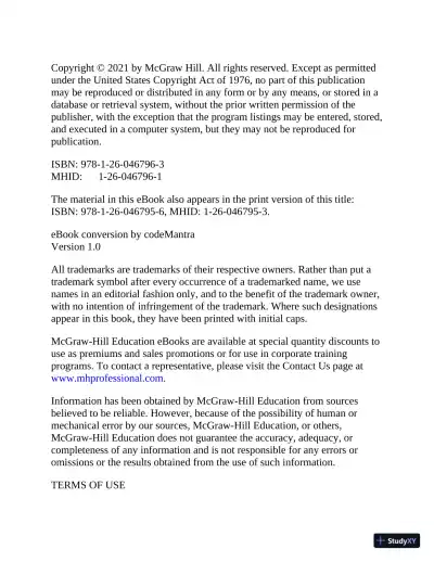 Mike Meyers CompTIA Security+ SY0-601 Exam Certification Passport, 6th Edition (2021) - Page 7 preview image