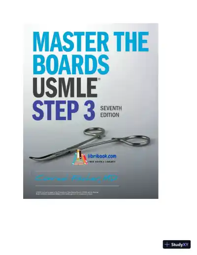 Master the Boards USMLE Step 3 Edition: 7 (2022) - Page 3 preview image