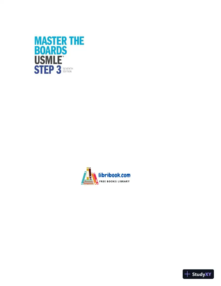 Master the Boards USMLE Step 3 Edition: 7 (2022), page 4