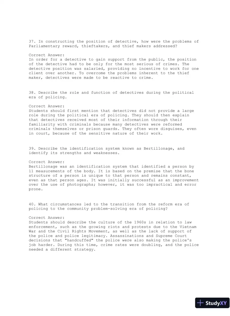 Criminal Investigation Third Edition Test Bank, page 16