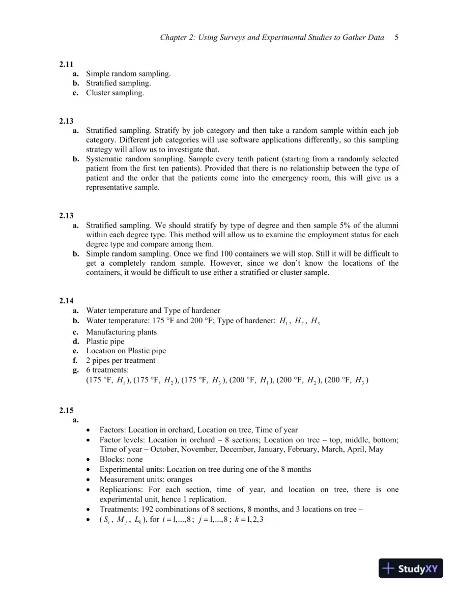 Solution Manual for An Introduction to Statistical Methods and Data Analysis, 6th Edition, page 8