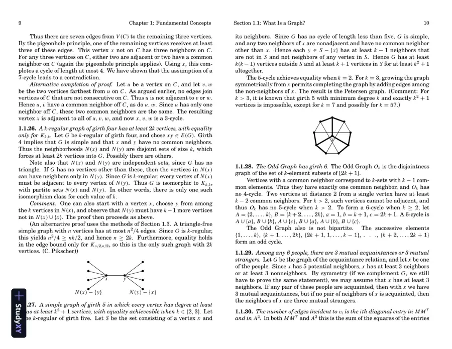 Solution Manual for Introduction to Graph Theory, 2nd Edition, page 11
