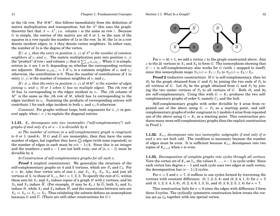Solution Manual for Introduction to Graph Theory, 2nd Edition, page 14