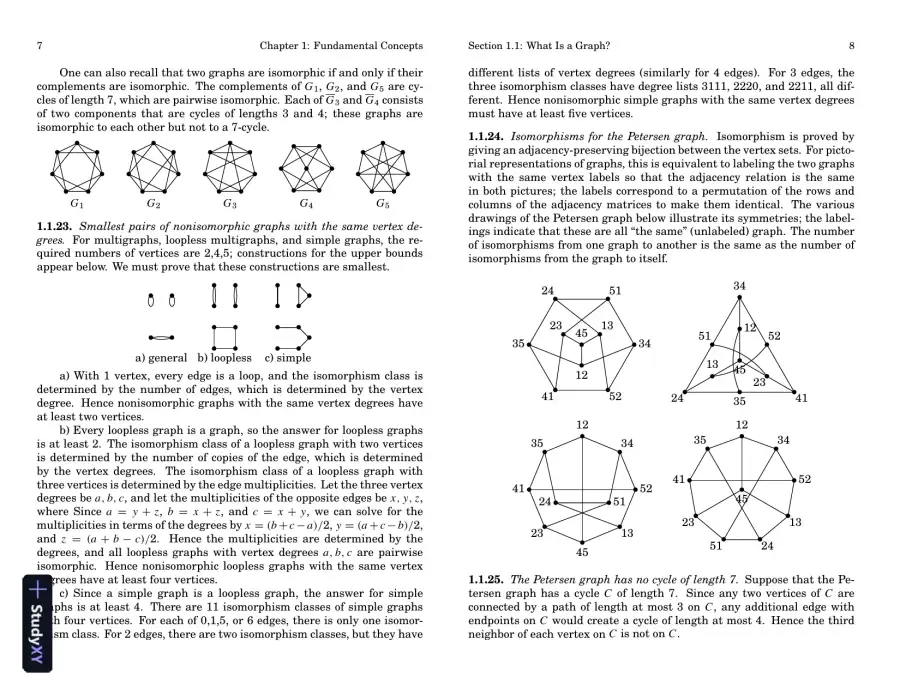 Solution Manual for Introduction to Graph Theory, 2nd Edition, page 9