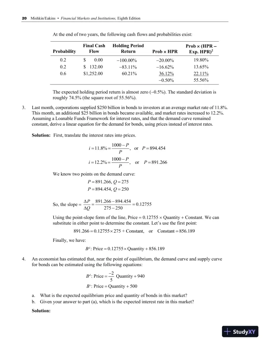 Solution Manual for Financial Markets and Institutions, 9th Edition, page 23