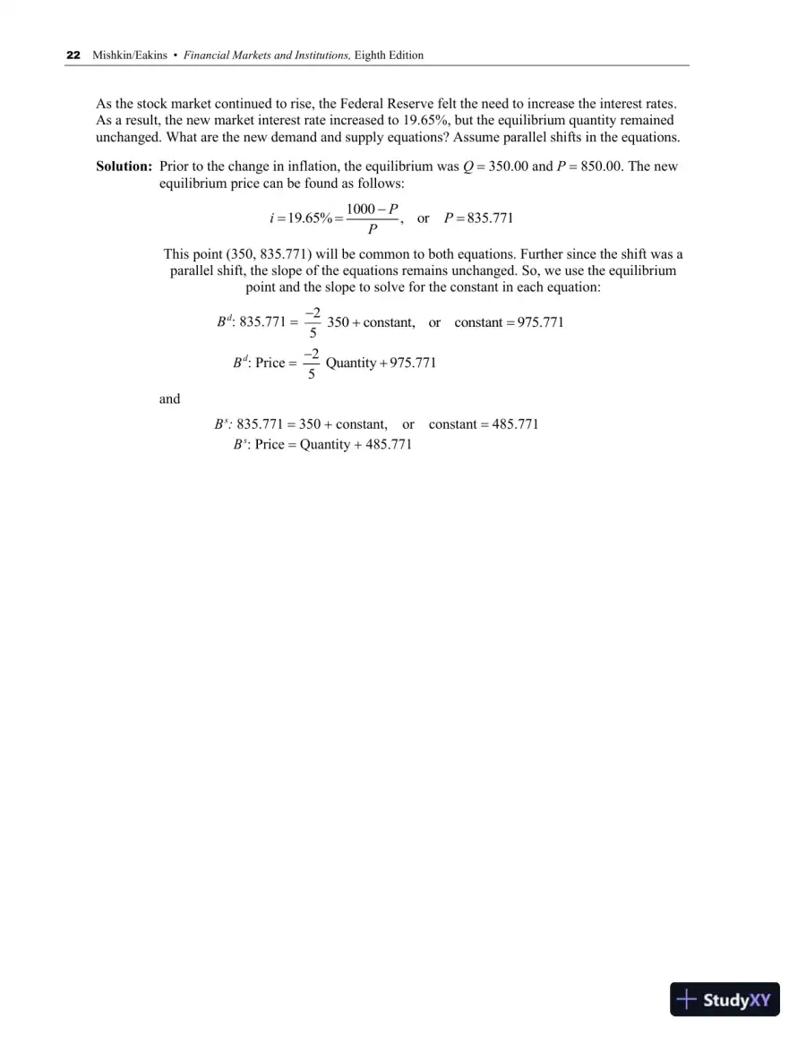 Solution Manual for Financial Markets and Institutions, 9th Edition, page 25