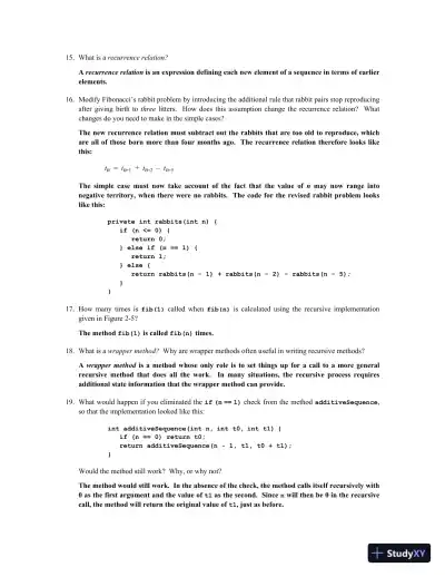 Programming Abstractions in Java, 2017 Edition Solution Manual - Page 10 preview image