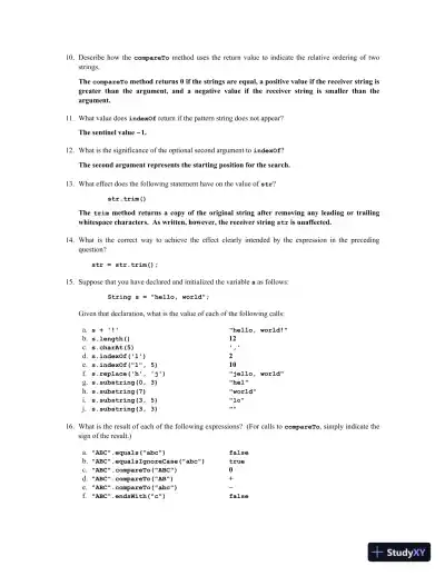 Programming Abstractions in Java, 2017 Edition Solution Manual - Page 12 preview image