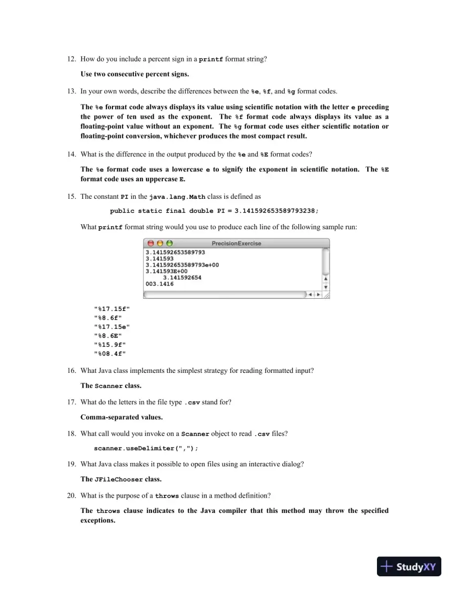 Programming Abstractions in Java, 2017 Edition Solution Manual, page 15