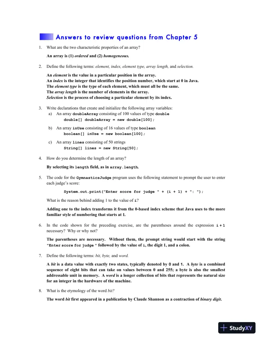 Programming Abstractions in Java, 2017 Edition Solution Manual, page 16