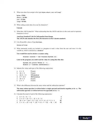 Programming Abstractions in Java, 2017 Edition Solution Manual - Page 3 preview image