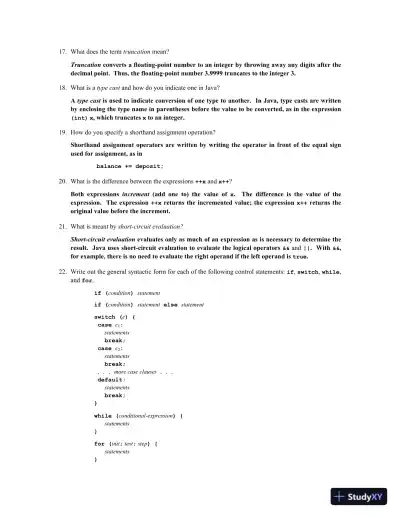 Programming Abstractions in Java, 2017 Edition Solution Manual - Page 4 preview image