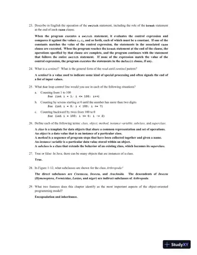 Programming Abstractions in Java, 2017 Edition Solution Manual - Page 5 preview image