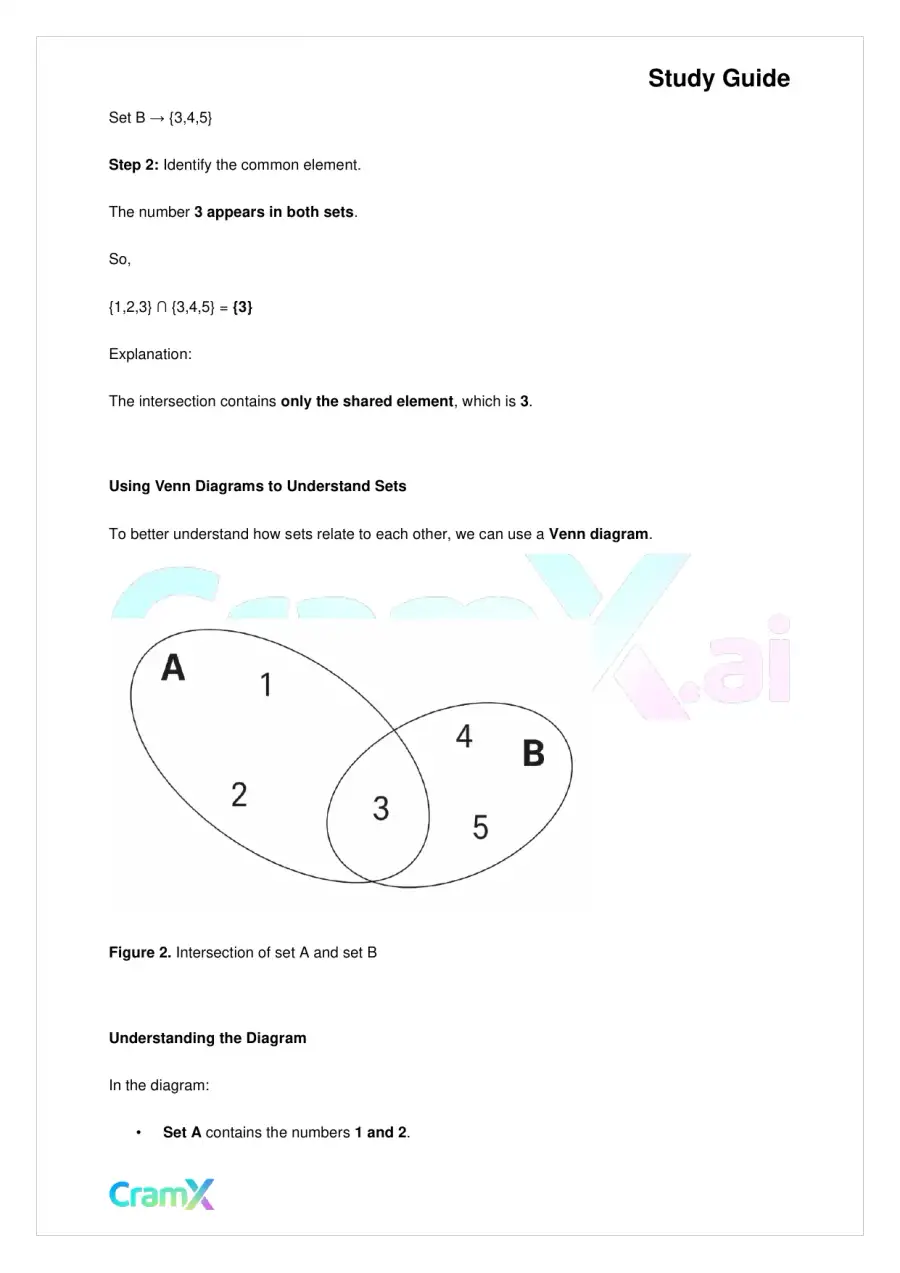 Algebra I – Terminology Sets and Expressions, page 8