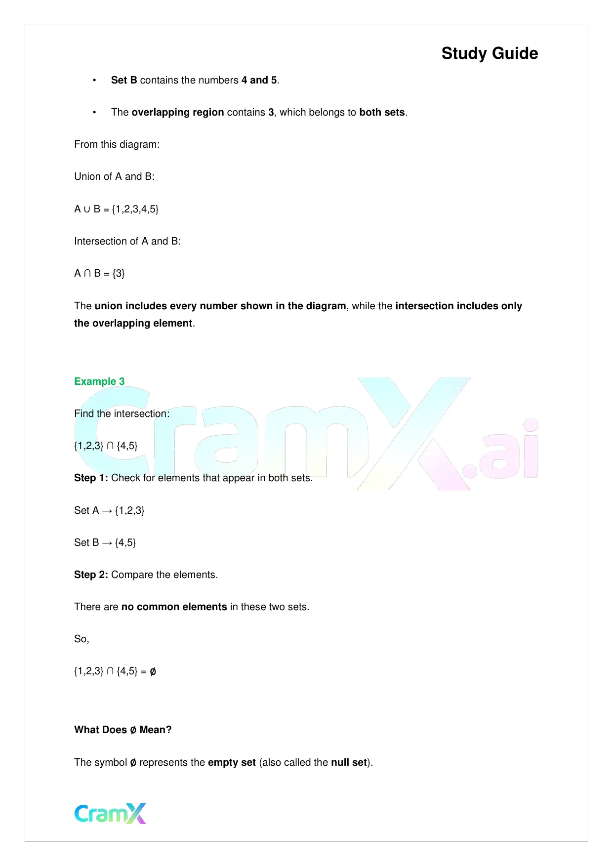 Algebra I – Terminology Sets and Expressions - Page 9 preview image