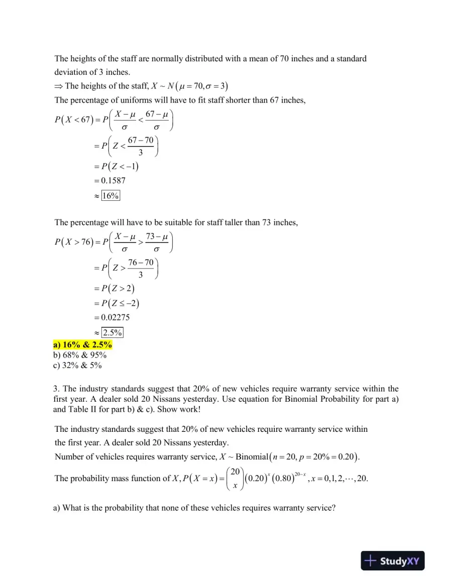 Statistical Methods and Probability Analysis Assignment, page 3