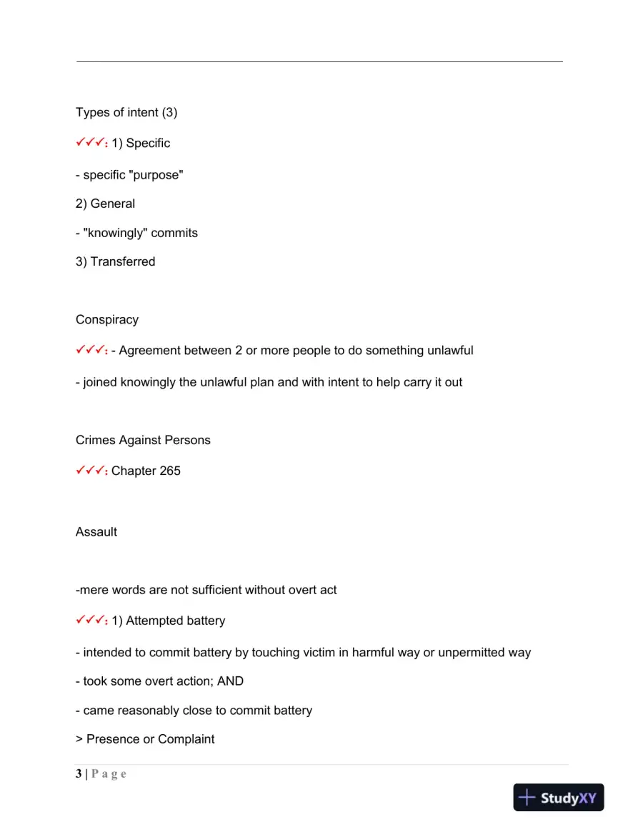 MPTC Criminal Law Final Exam With Answers (417 Solved Questions), page 4