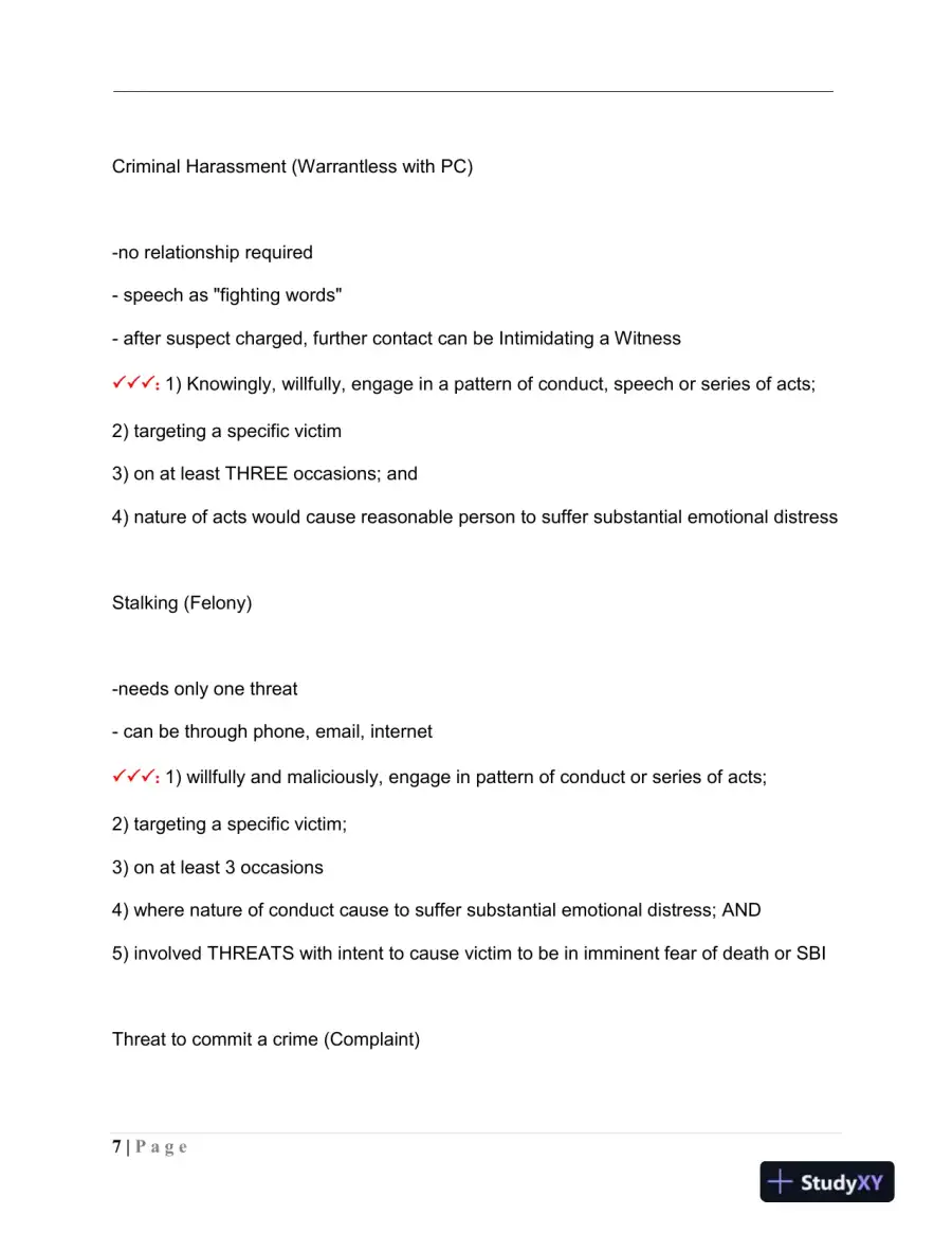 MPTC Criminal Law Final Exam With Answers (417 Solved Questions), page 8