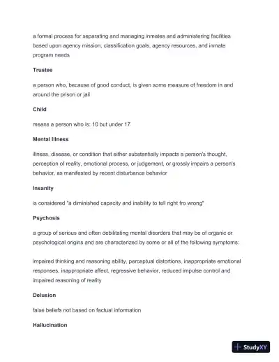 2024-2025 TCOLE Basic Jailer Course Practice Exam with Answers (259 Solved Questions) - Page 6 preview image