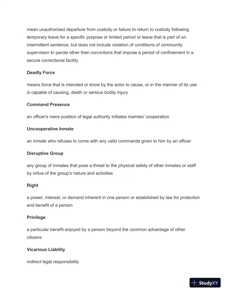 2024-2025 TCOLE Basic Jailer Course Practice Exam with Answers (259 Solved Questions), page 8