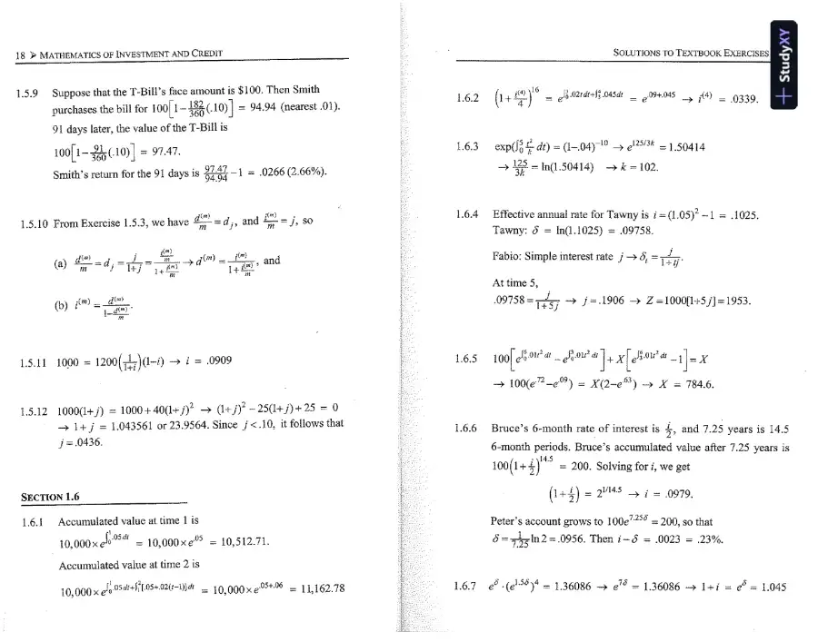 Solution Manual For Mathematics Of Investment And Credit, 5th Edition, page 11
