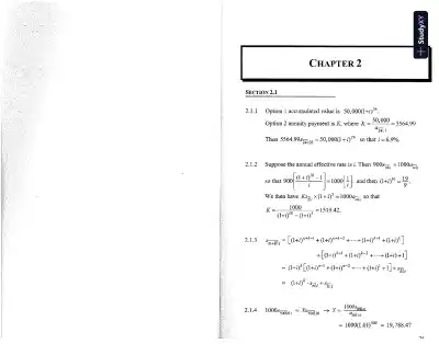 Solution Manual For Mathematics Of Investment And Credit, 5th Edition - Page 14 preview image