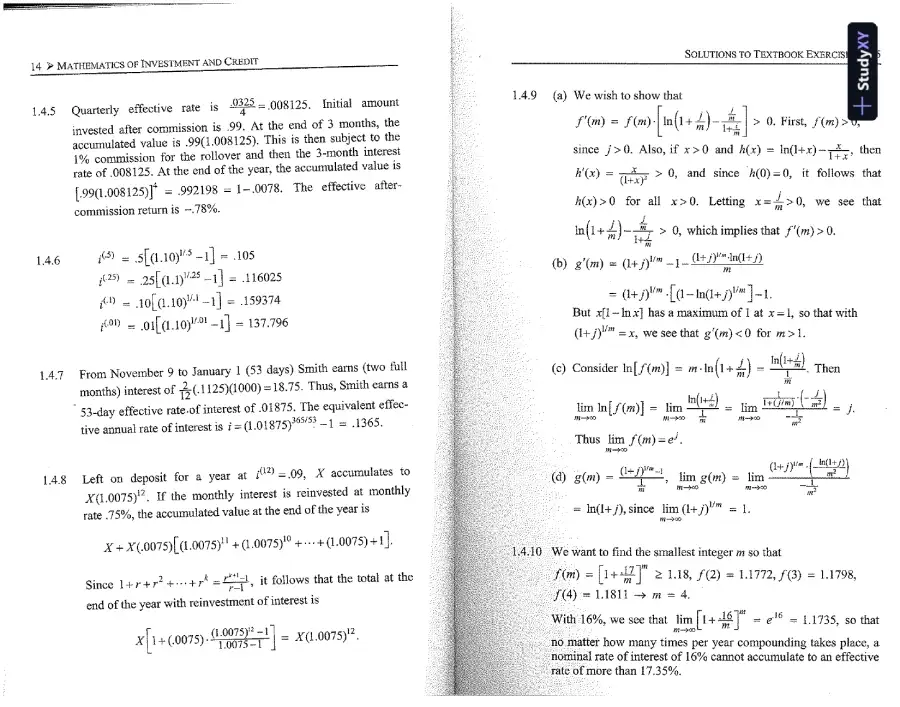 Solution Manual For Mathematics Of Investment And Credit, 5th Edition, page 9