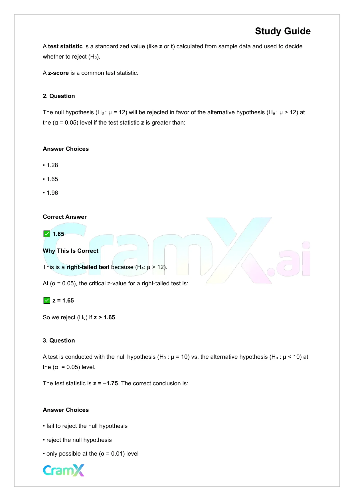 Statistics - Principles of Testing - Page 10 preview image