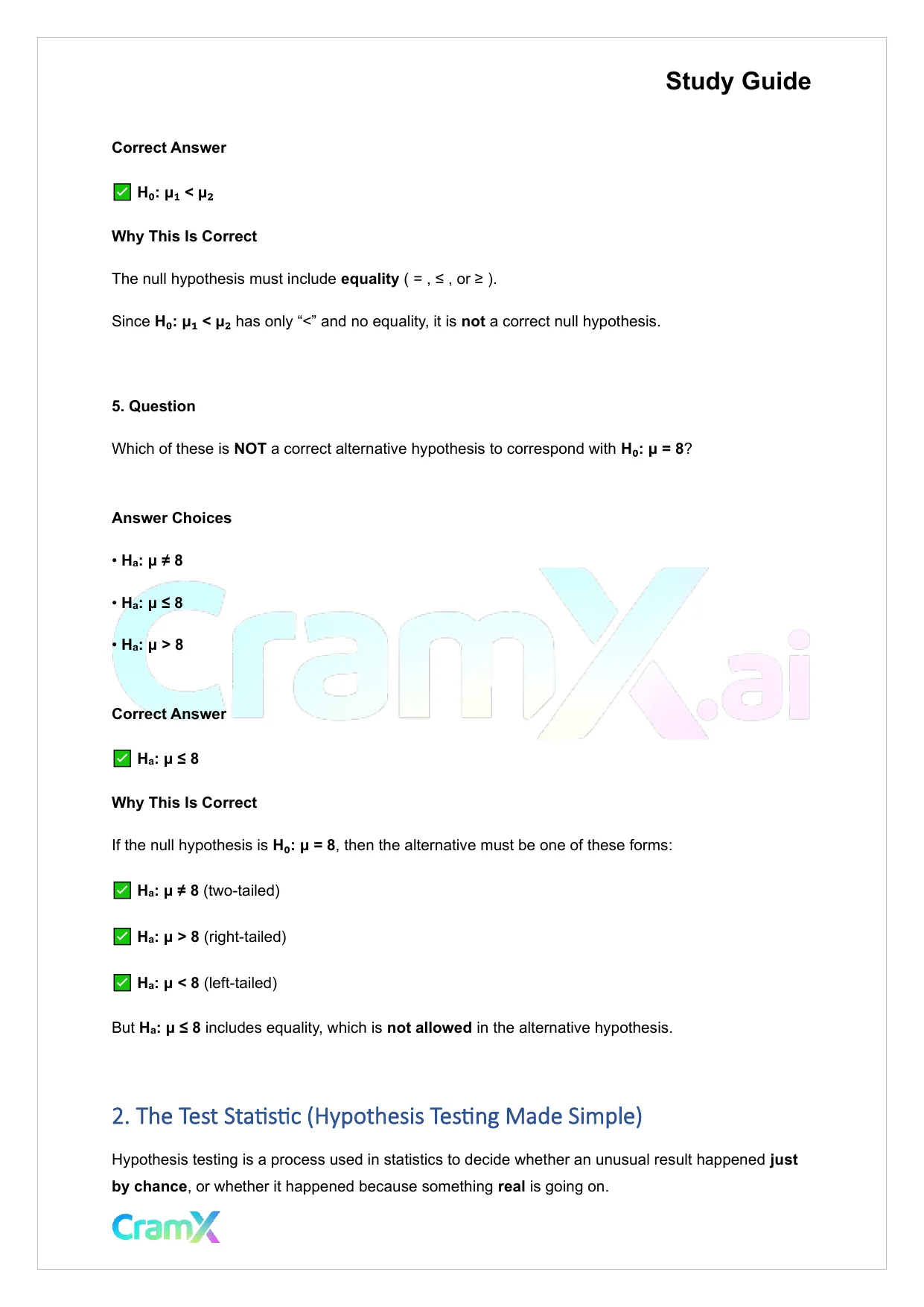 Statistics - Principles of Testing - Page 3 preview image