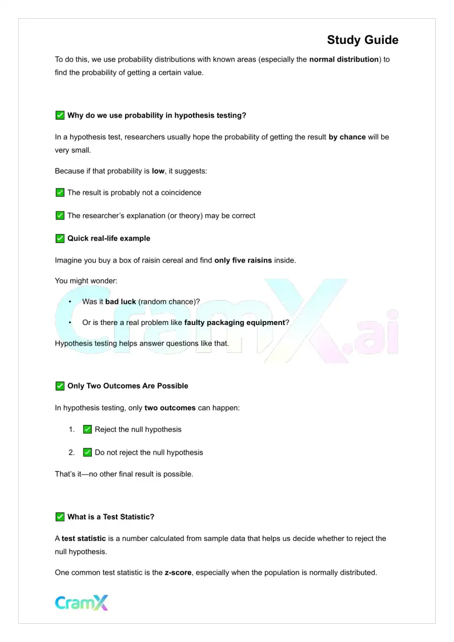 Statistics - Principles of Testing, page 4