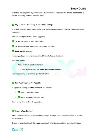 Statistics - Principles of Testing - Page 4 preview image