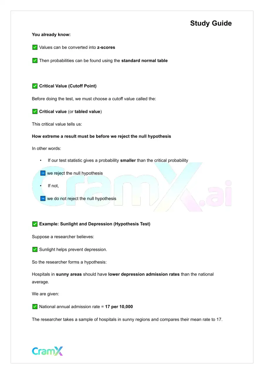 Statistics - Principles of Testing, page 5