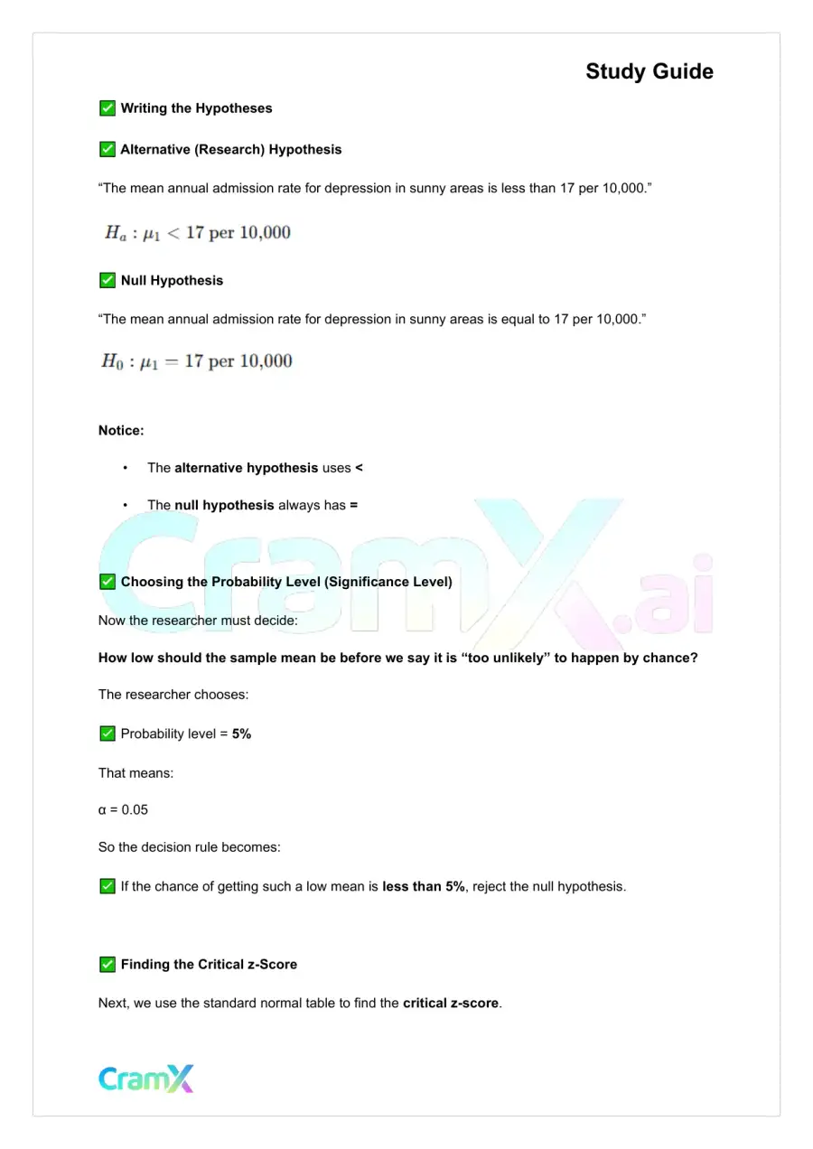 Statistics - Principles of Testing, page 6