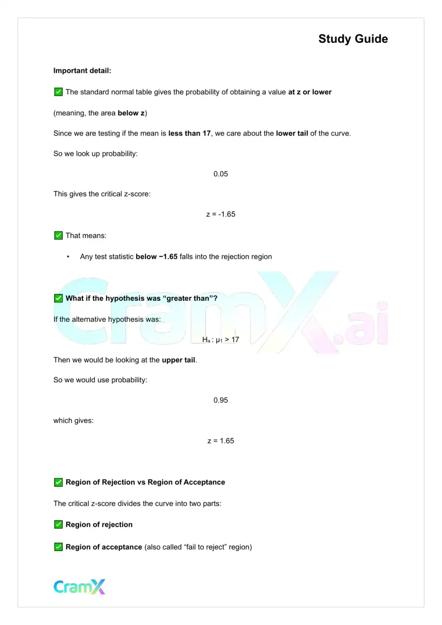Statistics - Principles of Testing, page 7